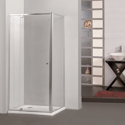 Semi-frameless L Shape Sliding Door Corner Opening Shower Screen