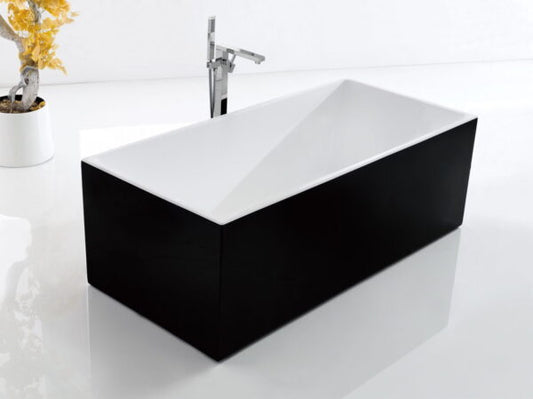 Amber Black square bathtub 1500/1700mm