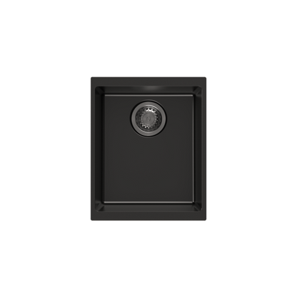 370 x 460 x 200mm Carysil Single Bowl Granite Kitchen/Laundry Sink Top/Flush/Undermount