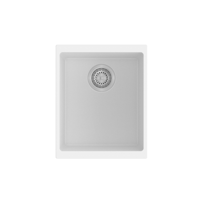 370 x 460 x 200mm Carysil Single Bowl Granite Kitchen/Laundry Sink Top/Flush/Undermount