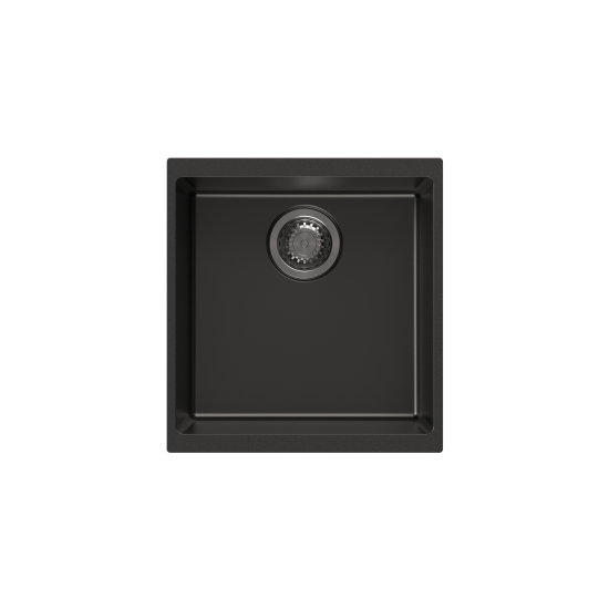 370 x 460 x 200mm Carysil Single Bowl Granite Kitchen/Laundry Sink Top/Flush/Undermount