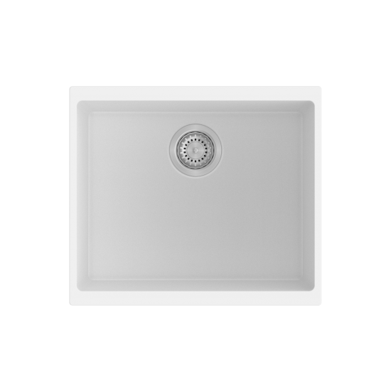 370 x 460 x 200mm Carysil Single Bowl Granite Kitchen/Laundry Sink Top/Flush/Undermount