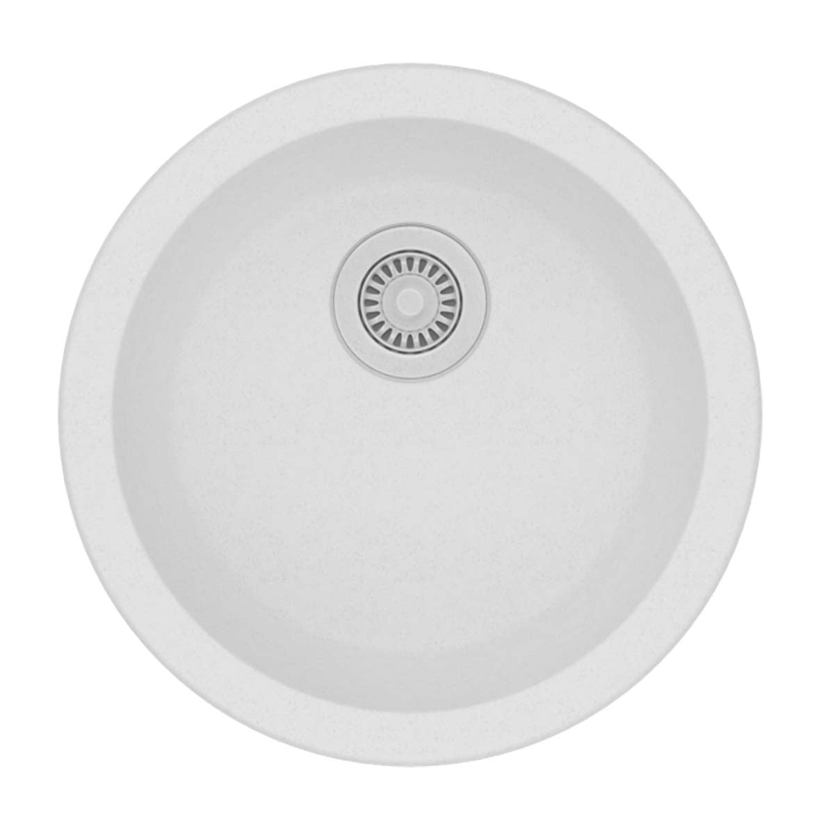 Granite Quartz Stone Kitchen/Laundry Sink Round Single Bowl Top/Undermount 460mm