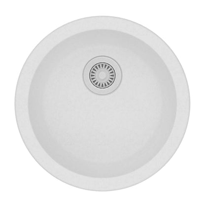 Granite Quartz Stone Kitchen/Laundry Sink Round Single Bowl Top/Undermount 460mm