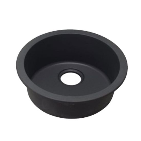 Granite Quartz Stone Kitchen/Laundry Sink Round Single Bowl Top/Undermount 460mm