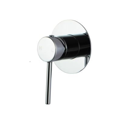 LUCID PIN Round Shower/Bath Wall Mixer