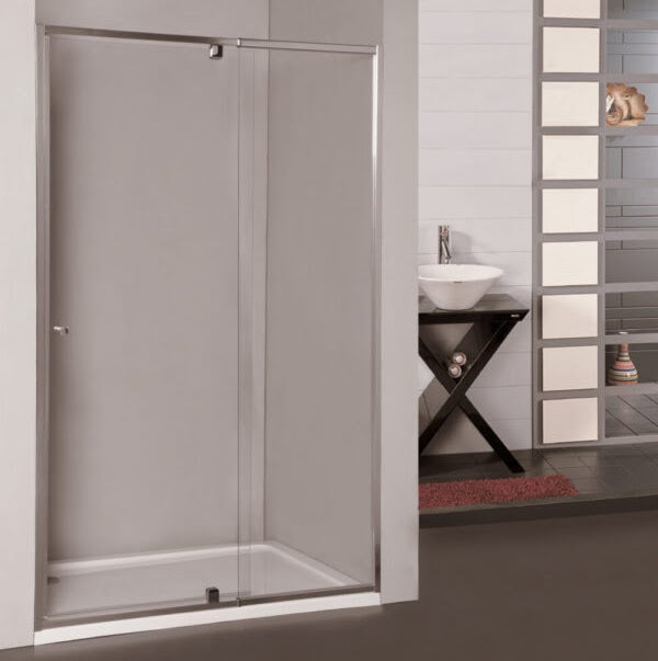 Semi-frameless Wall-to-Wall Pivot Door Shower Screen